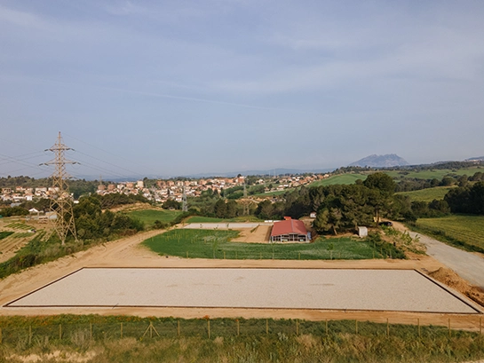 Pista de sílice en Saga Ecuestre